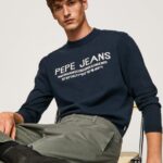 pluton tricou cu guler rotunjit bărbați Pepe Jeans dulwich 6Z0R46850