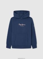 pulover cu glugă din bumbac băiat Pepe Jeans jarman 6Z0R461582