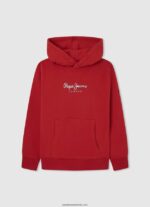 pulover cu glugă din bumbac băiat Pepe Jeans jarman 6Z0R461582 - imagine 4