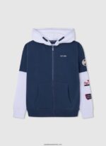 pulover cu glugă pentru motocicletă băiat Pepe Jeans jarman 6Z0R461596 - imagine 5