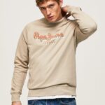 pulover cu imprimeu cu logo bărbați Pepe Jeans malţ 6Z0R46887