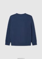 pulover cu logo imprimat băiat Pepe Jeans jarman 6Z0R461592 - imagine 2