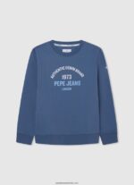 pulover cu logo petic băiat Pepe Jeans jarman 6Z0R461594 - imagine 4
