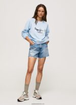 pulover de bumbac decupat femei Pepe Jeans dafin 6Z0R46271 - imagine 2
