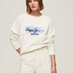 pulover de bumbac decupat femei Pepe Jeans mousse 6Z0R46287