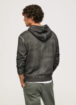 pulover din bumbac bandana bărbați Pepe Jeans negru spalat 6Z0R46893 - imagine 4