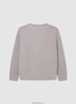 pulover din bumbac colorat băiat Pepe Jeans malţ 6Z0R461604 - imagine 2