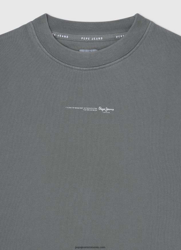 pulover din bumbac colorat băiat Pepe Jeans turnare 6Z0R461603 - imagine 3