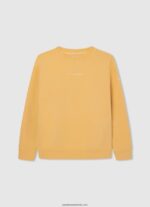 pulover din bumbac colorat băiat Pepe Jeans turnare 6Z0R461603 - imagine 5