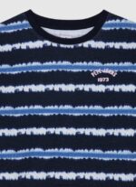 pulover din bumbac cu dungi decolorate fată Pepe Jeans dulwich 6Z0R461408 - imagine 3