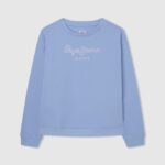 pulover din bumbac imprimat cu logo fată Pepe Jeans dafin 6Z0R461413