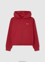 pulover din bumbac imprimat cu logo fată Pepe Jeans dafin 6Z0R461413 - imagine 4
