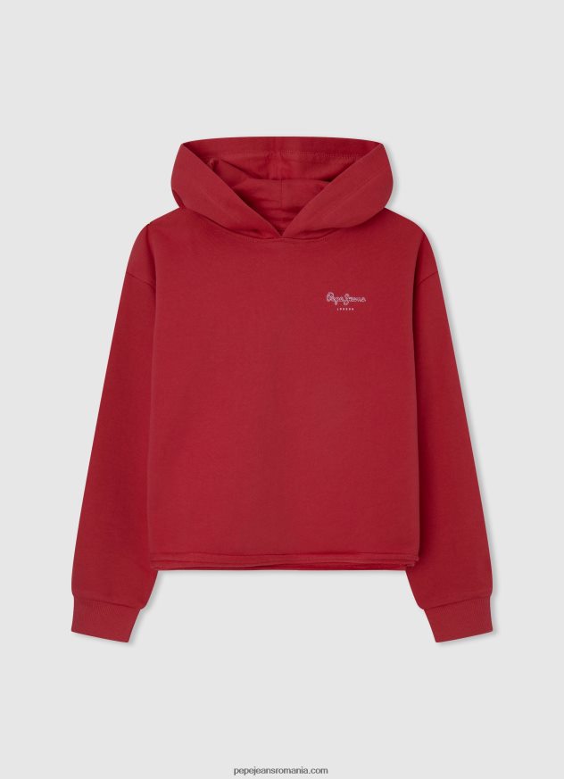 pulover din bumbac imprimat cu logo fată Pepe Jeans dafin 6Z0R461413 - imagine 4