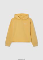 pulover din bumbac imprimat cu logo fată Pepe Jeans roz moale 6Z0R461416 - imagine 5