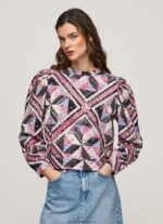 pulover din bumbac mozaic femei Pepe Jeans multi 6Z0R46277