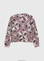 pulover din bumbac mozaic femei Pepe Jeans multi 6Z0R46277 - imagine 5