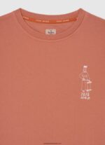 pulover din bumbac patinator băiat Pepe Jeans portocala de dovleac 6Z0R461584 - imagine 3