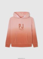 pulover din bumbac patinator băiat Pepe Jeans portocala de dovleac 6Z0R461584 - imagine 4