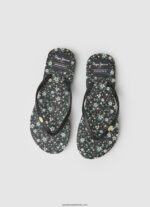 rake garden night beach flip flops femei Pepe Jeans negru 6Z0R46701 - imagine 2
