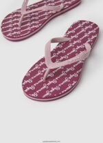 rake play șlapi de plajă femei Pepe Jeans roșu prăfuit 6Z0R46698 - imagine 3