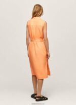 rochie cu guler cu rever femei Pepe Jeans piersică 6Z0R46212 - imagine 4