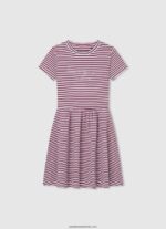 rochie cu imprimeu floral fată Pepe Jeans multi 6Z0R461379 - imagine 5