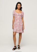 rochie cu imprimeu floral pavana femei Pepe Jeans multi 6Z0R46167 - imagine 2