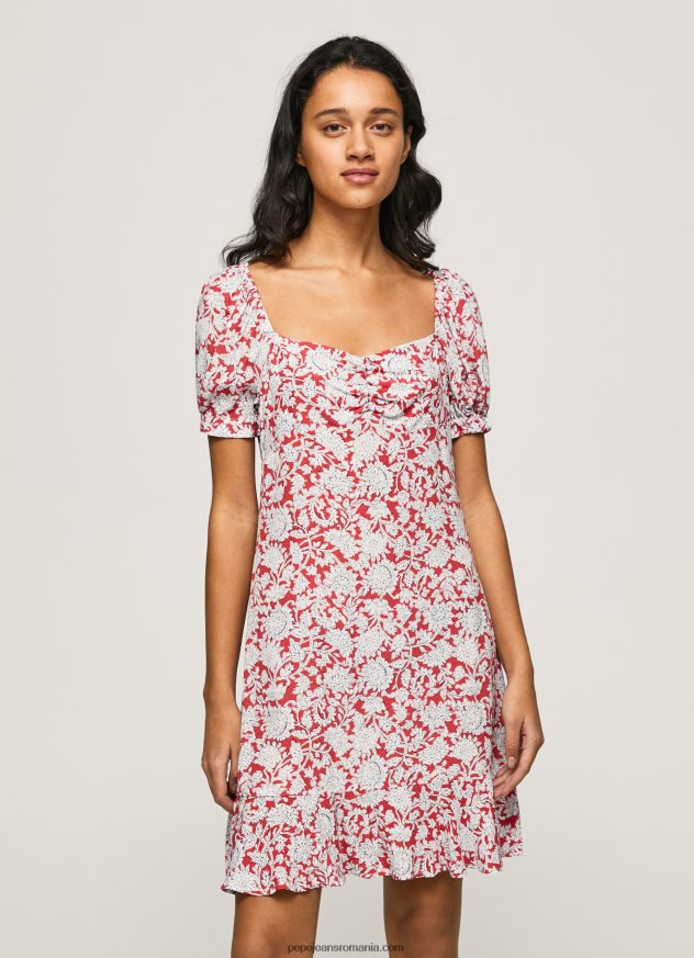 rochie cu imprimeu floral pavana femei Pepe Jeans multi 6Z0R46167 - imagine 1
