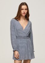 rochie cu logo imprimat femei Pepe Jeans multi 6Z0R46160