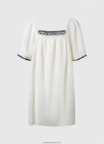 rochie din bumbac bambula femei Pepe Jeans mousse 6Z0R46188 - imagine 4