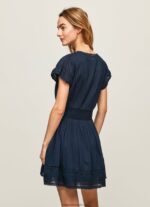 rochie din bumbac brodat poete femei Pepe Jeans dulwich 6Z0R46220 - imagine 4