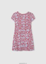 rochie din denim brodata fată Pepe Jeans dafin 6Z0R461380 - imagine 4