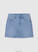rochie din denim brodata fată Pepe Jeans dafin 6Z0R461380 - imagine 5