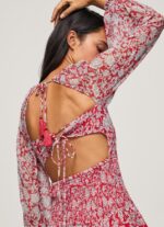 rochie din sifon femei Pepe Jeans multi 6Z0R46143 - imagine 2