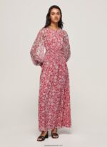 rochie din sifon femei Pepe Jeans multi 6Z0R46143 - imagine 3