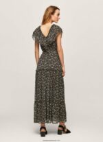 rochie din sifon floral femei Pepe Jeans multi 6Z0R46214 - imagine 4
