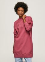 rochie jumper scurta cu logo femei Pepe Jeans fard de obraz închis 6Z0R46205 - imagine 2