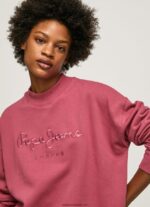 rochie jumper scurta cu logo femei Pepe Jeans fard de obraz închis 6Z0R46205 - imagine 3