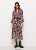 rochie midi cu detalii paisley femei Pepe Jeans multi 6Z0R46180