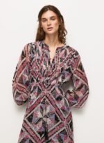rochie midi cu detalii paisley femei Pepe Jeans multi 6Z0R46180 - imagine 3
