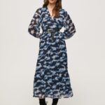 rochie midi cu imprimeu blita femei Pepe Jeans multi 6Z0R46194