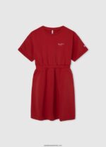 rochie mini cu dungi degradate fată Pepe Jeans dulwich 6Z0R461391 - imagine 3