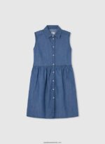 rochie mini cu guler rotunjit fată Pepe Jeans dafin 6Z0R461388 - imagine 5