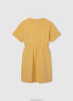 rochie mini cu guler rotunjit fată Pepe Jeans strălucire 6Z0R461389