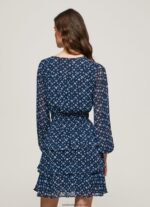 rochie mini cu imprimeu eyra femei Pepe Jeans multi 6Z0R46198 - imagine 4
