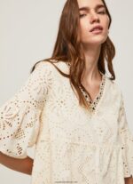 rochie padma cu detalii ajurate femei Pepe Jeans zer 6Z0R46152 - imagine 3