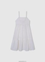 rochie romantică din bumbac fată Pepe Jeans mousse 6Z0R461398 - imagine 2