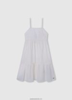 rochie romantică din bumbac fată Pepe Jeans mousse 6Z0R461398