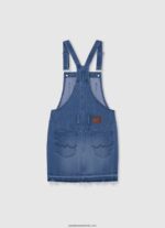 rochie salopeta din denim fată Pepe Jeans denim 6Z0R461384 - imagine 2