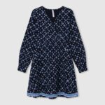 rochie scurtă cu imprimeu geometric fată Pepe Jeans multi 6Z0R461387
